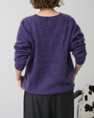 Herencia<br> Airy Touch Cashmere Knit Pullover
