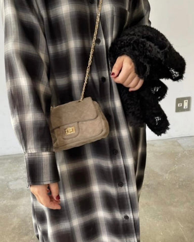 anana<br> スウェードキルティングチェーンBAG