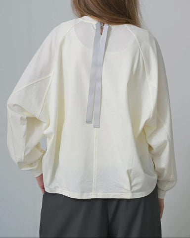 Herencia<br>バックリボンラグランスリーブカットソー