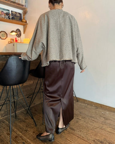 9月11日ライブ cafune<br>ツイードノーカラージャケット