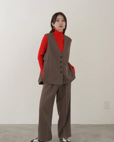 11月8日ライブ<br> mink chair<br>ドットボタンスリーブニット