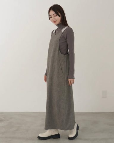 11月8日ライブ<br> mink chair<br>ドットボタンスリーブニット