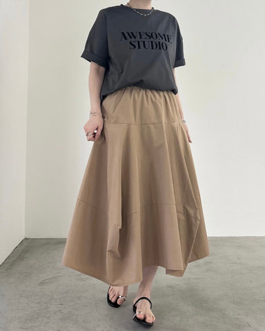 6月12日ライブ mink chair<br>フロッキー加工ロゴ半袖Tシャツ