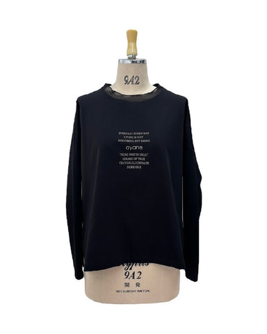 ayane予約<br> ポンチ素材ゆるTシャツ