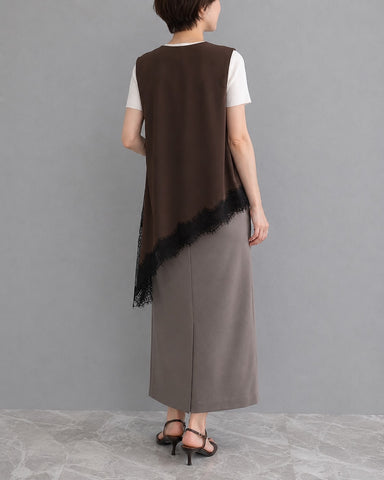 6月14日ライブcafune<br>アシメ裾レースジレ