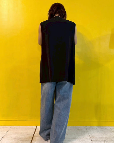 cafune<br>drape washer V neck gilet