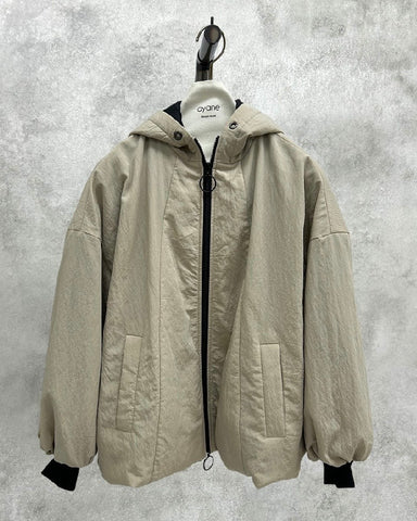 ayane予約<br>中綿バルーンフーディーコート