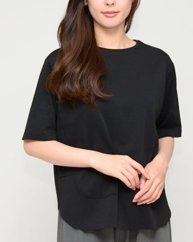 Praia<br> ソフトポンチバックスリットTシャツ