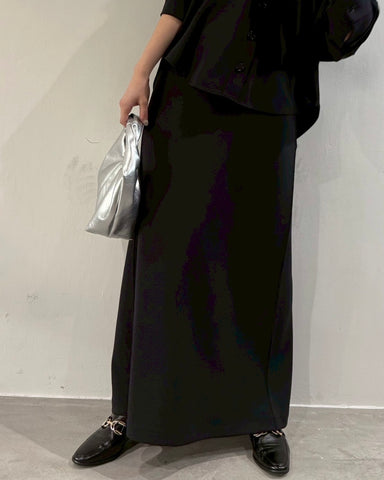 cafune<br> double knit back flare skirt