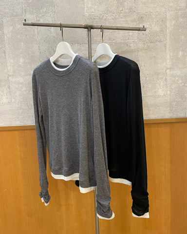 9月14日ライブ<br>anana<br>レイヤード風プルオーバー