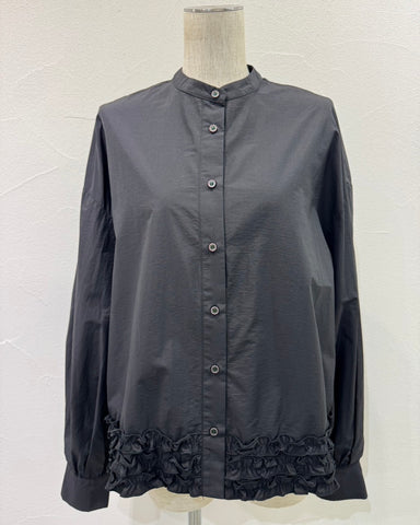 CYAN TOKYOご予約<br> ヘムフリルシャツ