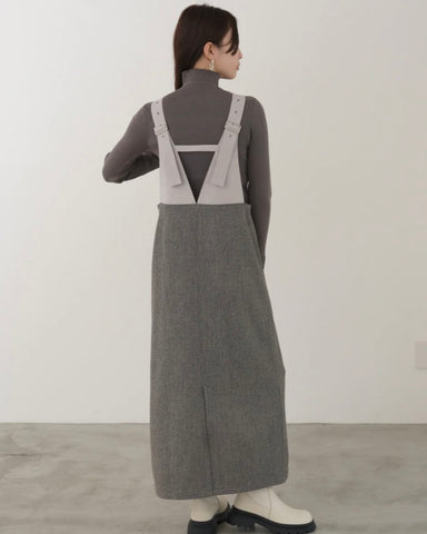 10月27日ライブ mink chair<br>ヘリンボンジャンパースカート