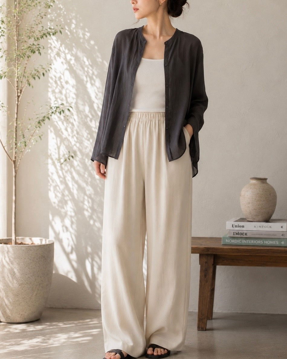 cafune<br>ラミーシャツ