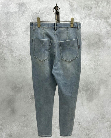 ayane予約<br>裏起毛スキニーデニムパンツ　レギュラー丈