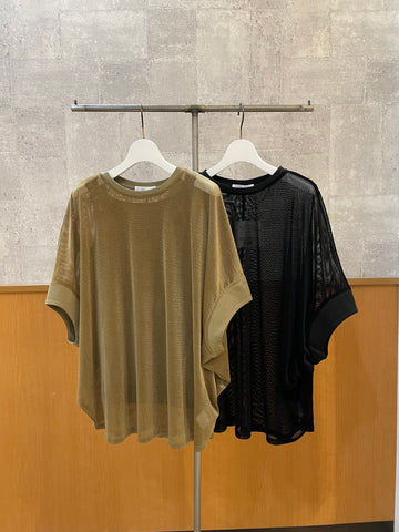 Herencia <br> ベロアメッシュカットソー