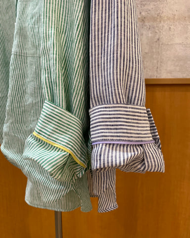 3月29日ライブ BLUE F RONCE <br> ストライプリネンシャツ