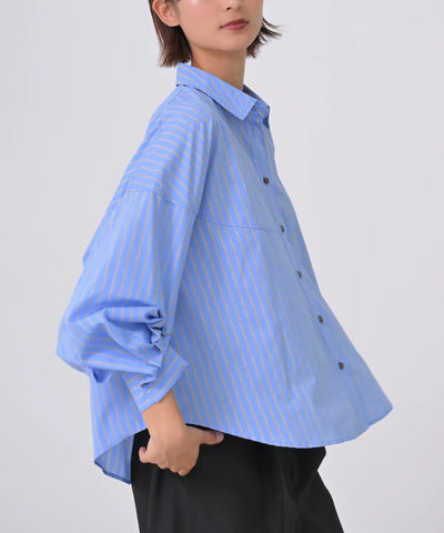 Herencia<br>ボタンアップストライプシャツ