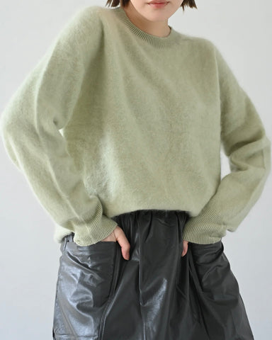 Herencia<br> Airy Touch Cashmere Knit Pullover