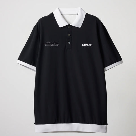 BANDEL<br> BICOLOR RIB S/S POLO SHIRTS