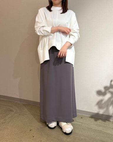 ayane<br>スパンジョーゼットドロストスカート