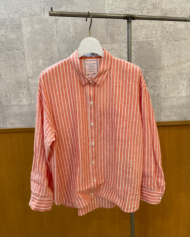 3月29日ライブ BLUE F RONCE <br> ストライプリネンシャツ