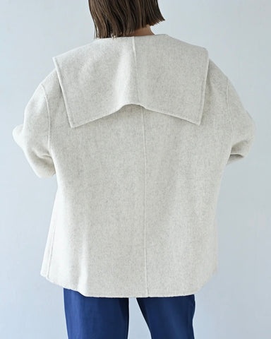 Herencia<br> Sailor Collar Short Coat