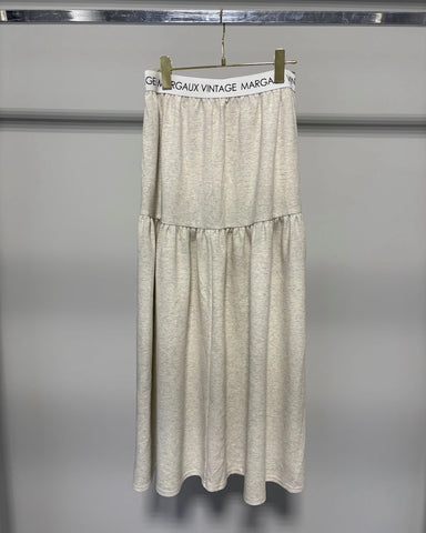 10月2日ライブ MARGAUX VINTAGE<br> ロゴウエストギャザースカート