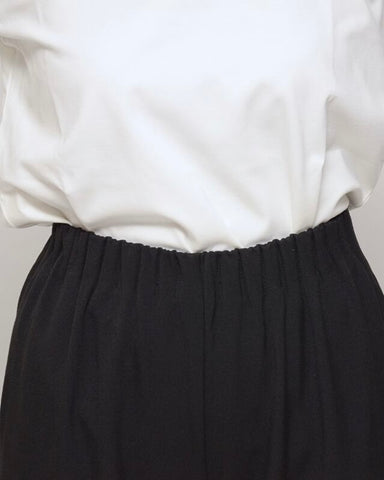 Praia<br> 年中使える ウエスト総ギャザーパンツ