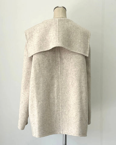 Herencia<br> Sailor Collar Short Coat