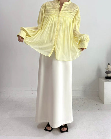 cafune<br> double knit back flare skirt