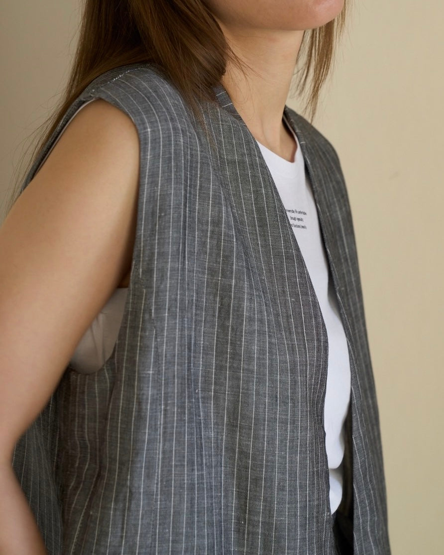 Boutique Ordinary<br>Sleeveless Double Jacket