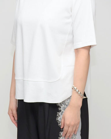 Praia<br> ソフトポンチバックスリットTシャツ