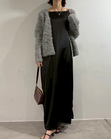 10月19日ライブ cafune<br> loop yarn knit jacket