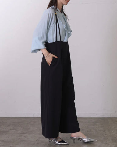 1月15日ライブ mink chair <br>ダブルクロスサロペット