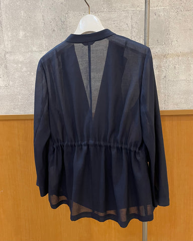 BLUE FRONCE<br>シアーウエストシャーリングジャケット