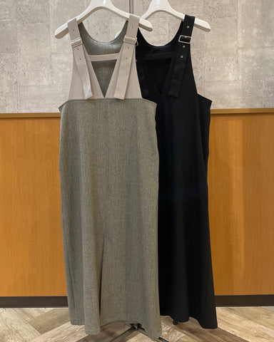 10月27日ライブ mink chair<br>ヘリンボンジャンパースカート