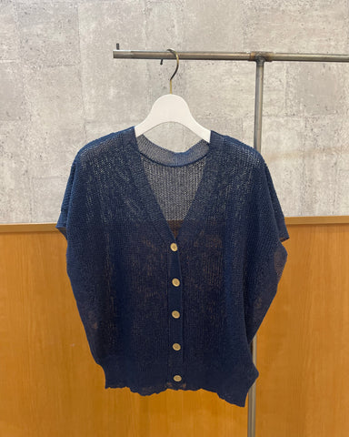 SUGAR ROSE<br>金釦和紙カーディガン