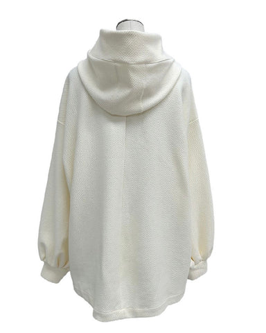 ayane予約<br>カルゼニットフーディプルオーバー