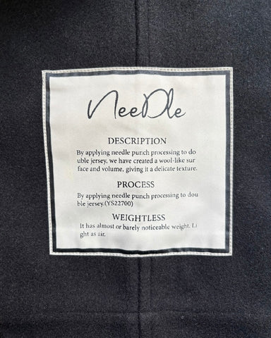 ayane<br>ニードルパンチケープ付きコート