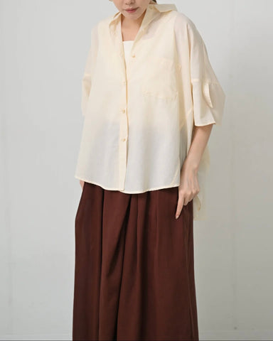 HERENCIA<br>2way袖シャツ