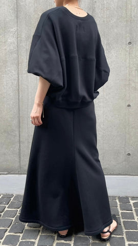 cafune<br> FAMMET back flare skirt