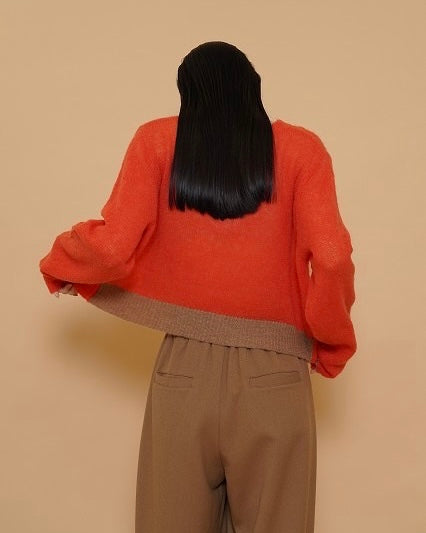 9月29日ライブCYAN TOKYO<br>ウールモヘア配色ショートPO