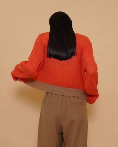 9月29日ライブCYAN TOKYO<br>ウールモヘア配色ショートPO