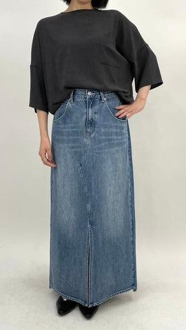 cafune<br>remake like denim skirt