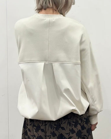 mink chair<br>裏起毛ツイルドッキングプルオーバー