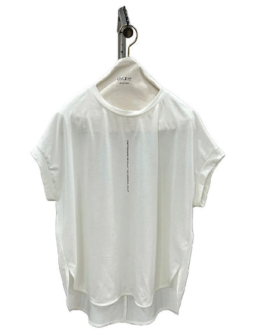 ayane<br>縦ロゴフレンチTシャツ