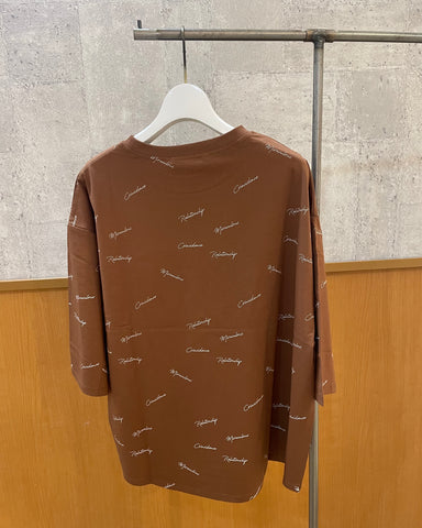 RILATO<br>ランダムロゴ5分袖Tシャツ