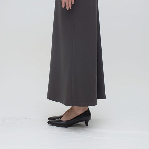 11月20日ライブ Praia<br>梨地裏起毛美シルエットフレアスカート