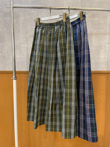 10月31日ライブma couleur<br> チェックタフタスカート