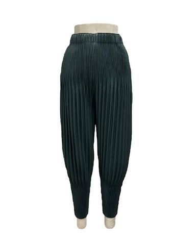 ayane予約<br>プリーツ加工デーハードパンツ